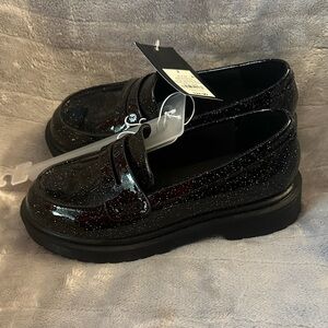 Art Class Kids Black Sparkle Dress Shoes